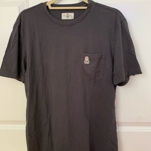 Charcoal grey t shirt with front pocket